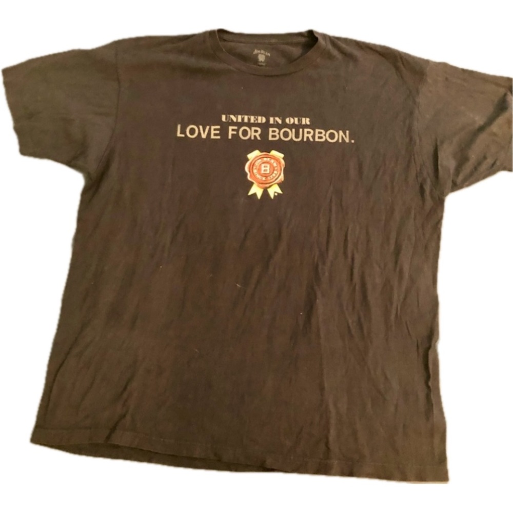 JIM BEAM Whiskey Black T-shirt men’s size XL